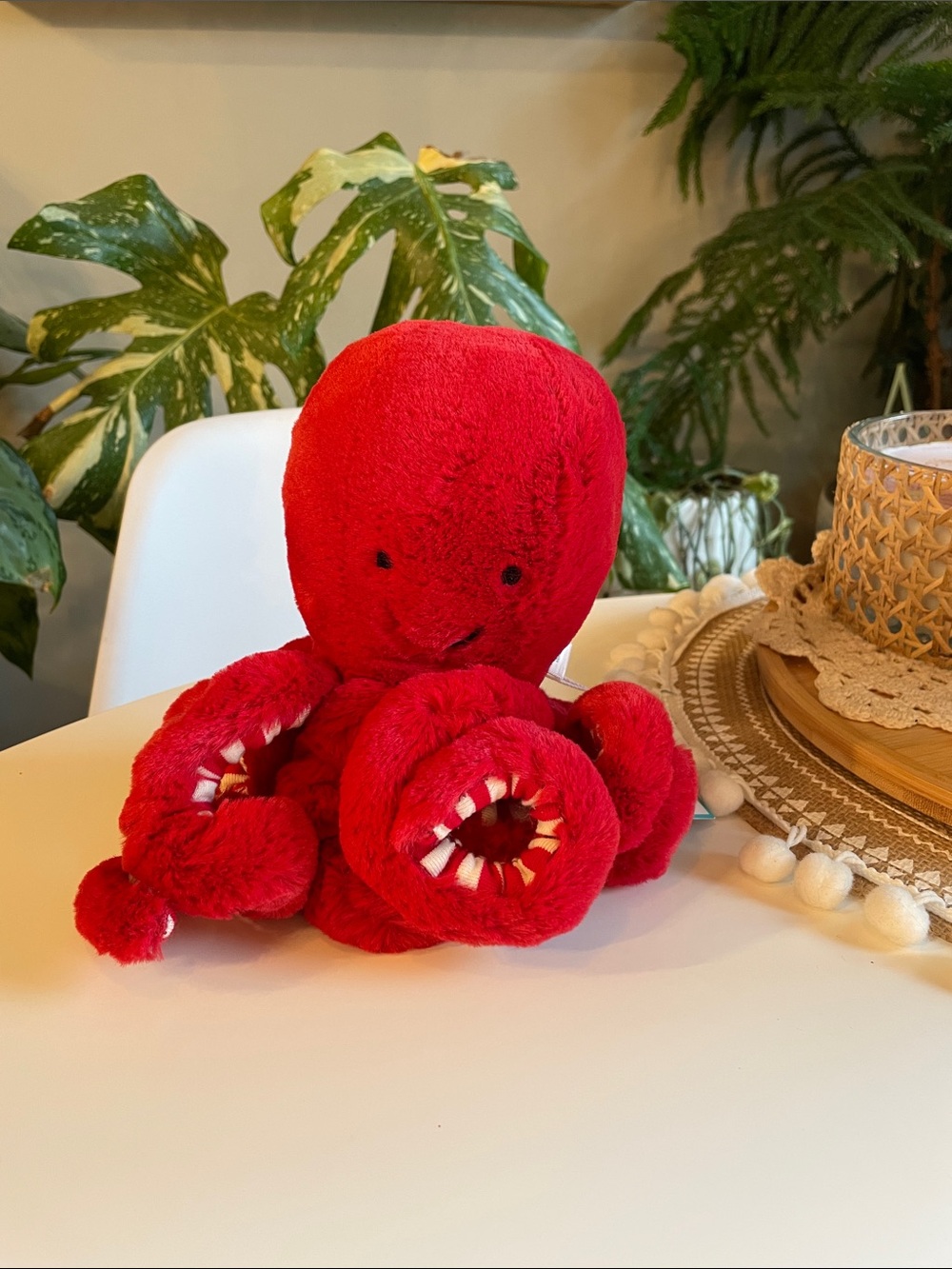 NWT Authentic Jellycat little Cranberry Octopus